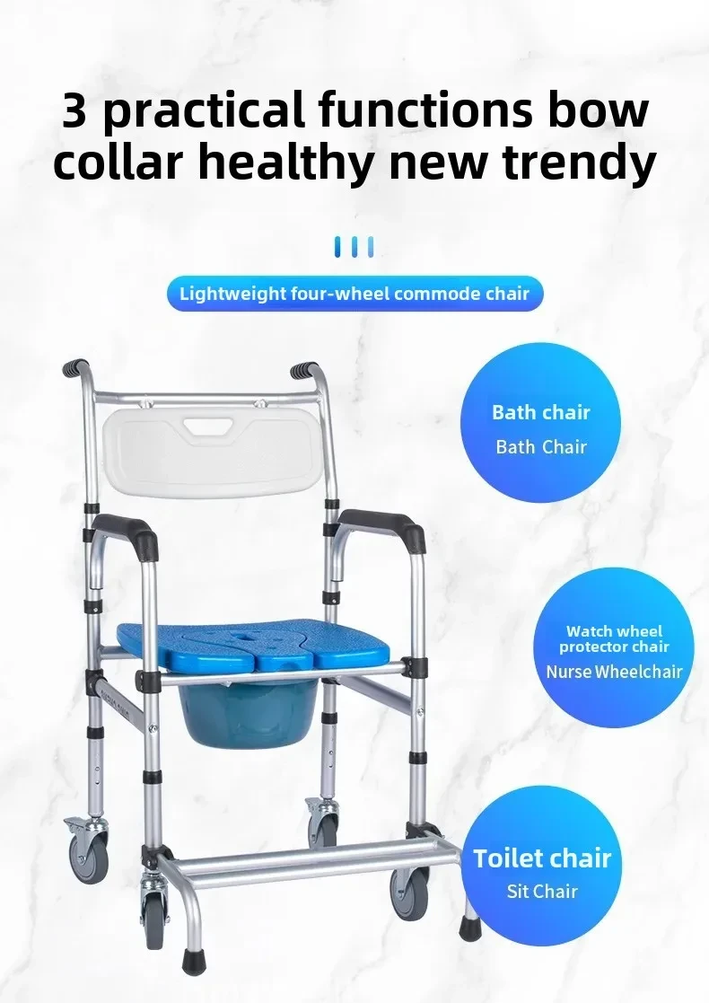 adjustable height potty chair for elderly convenience