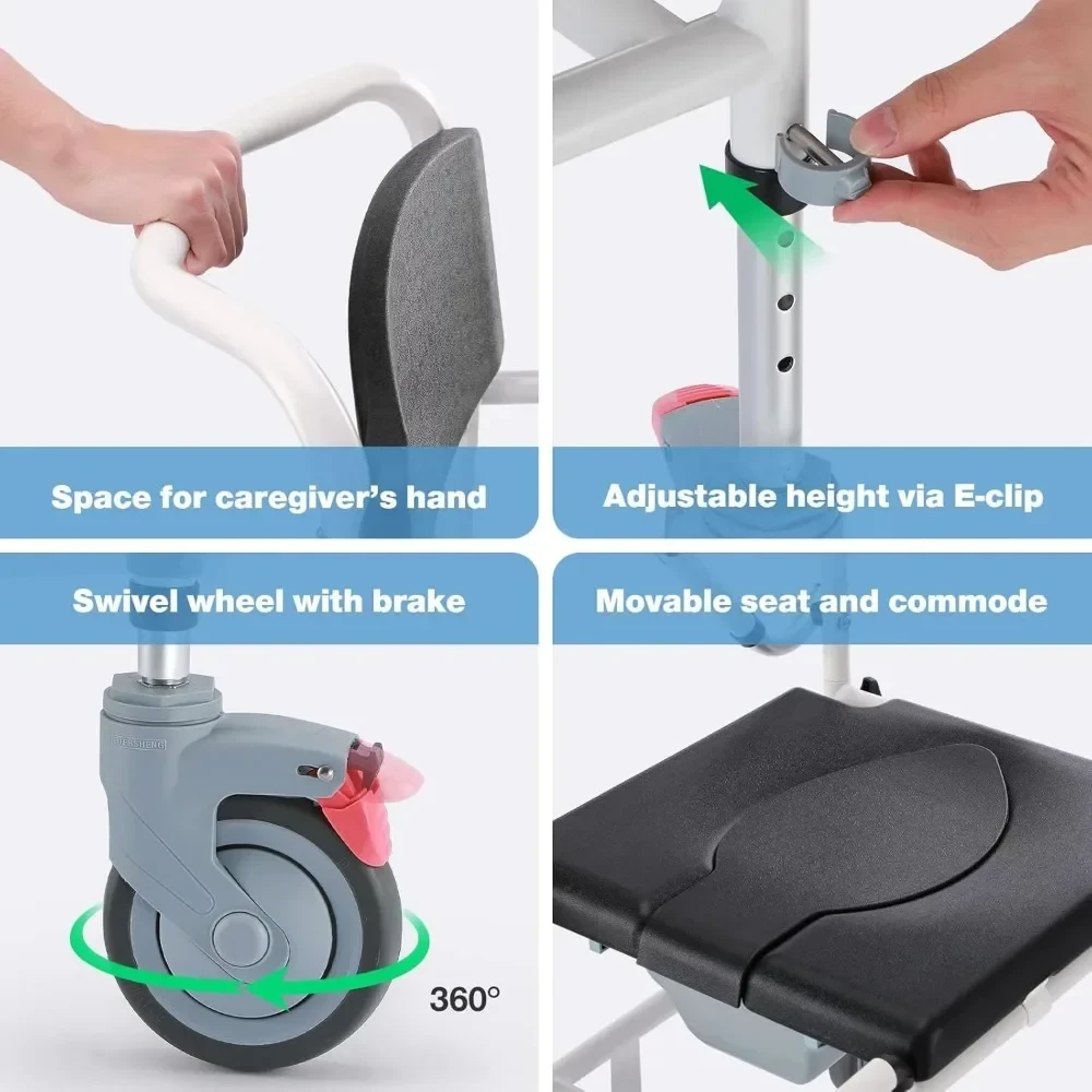 adjustable height transfer chair for elderly