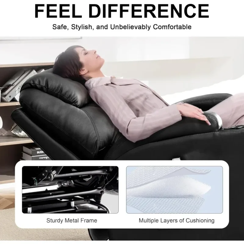 adjustable reclining set with remote control