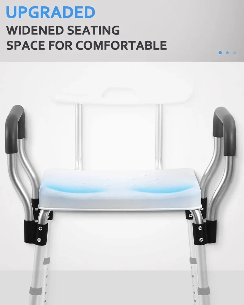 anti mold shower chair for elderly comfort