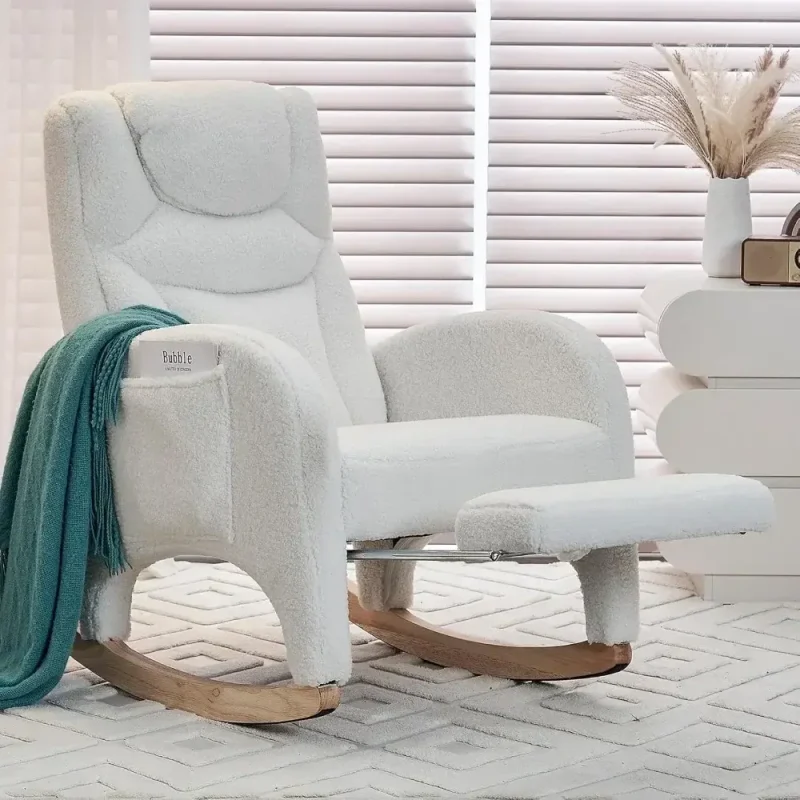 beautifully crafted rocking chair for senior home aesthetic