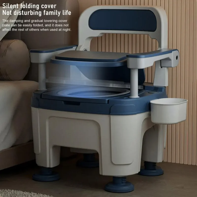 bedside commode designed specifically for elderly individuals