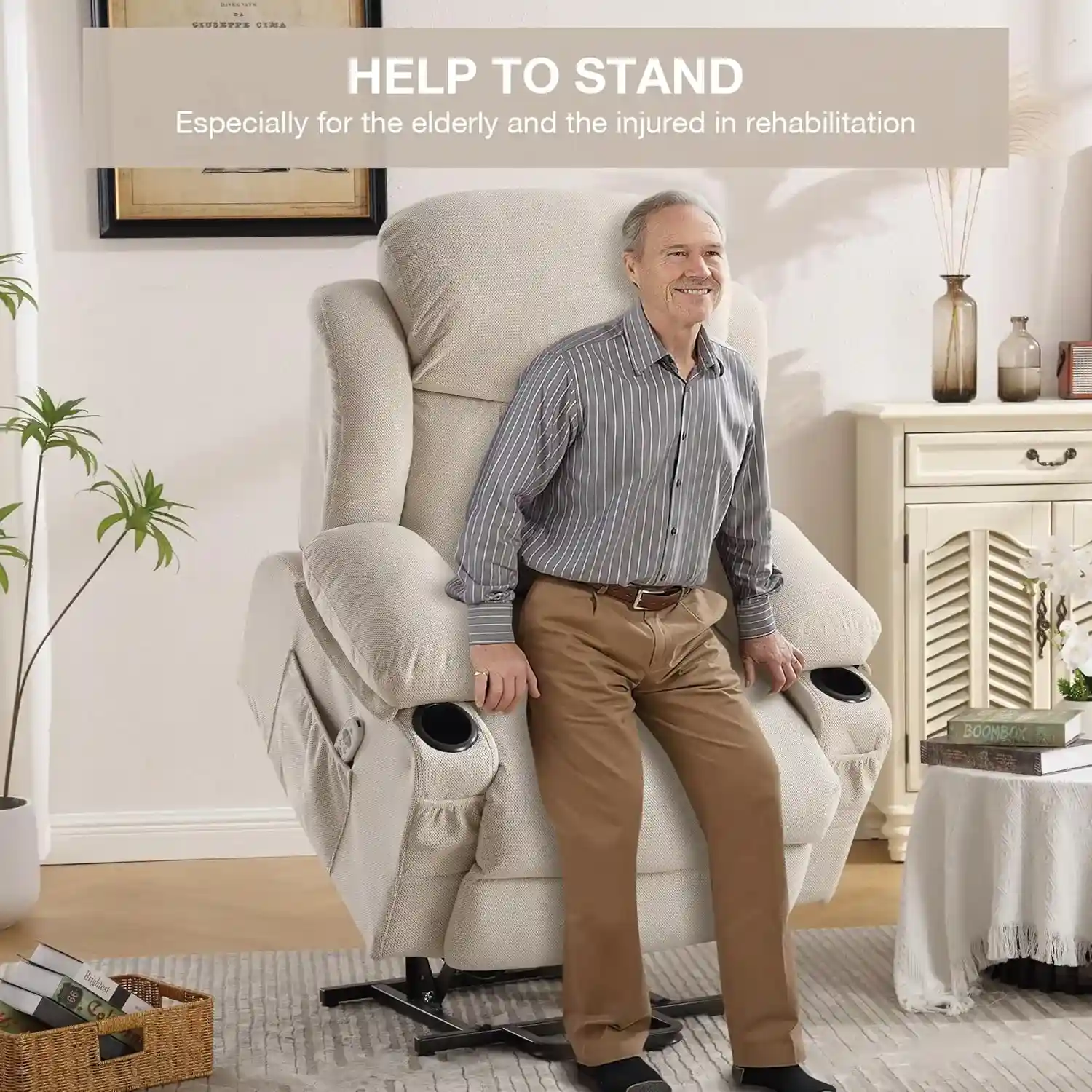 comfortable medical lift chair for rehabilitation use