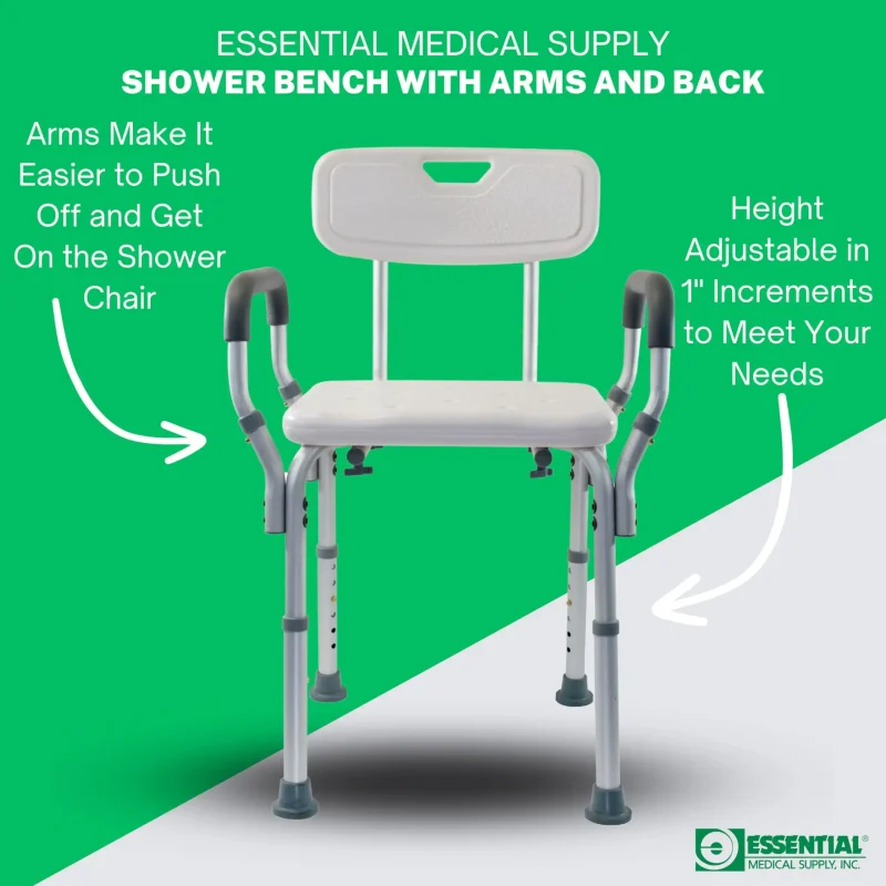 comfortable shower seat for disabled user comfort