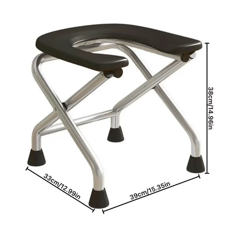 comfortable toilet stool for seniors and caregivers