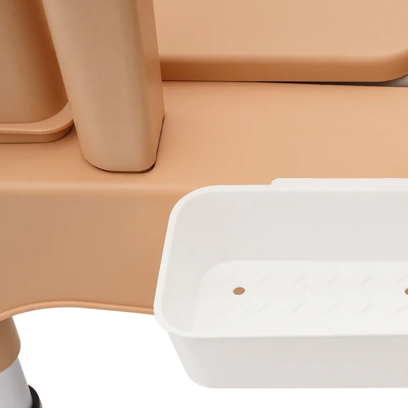 compact folding commode for travel and home