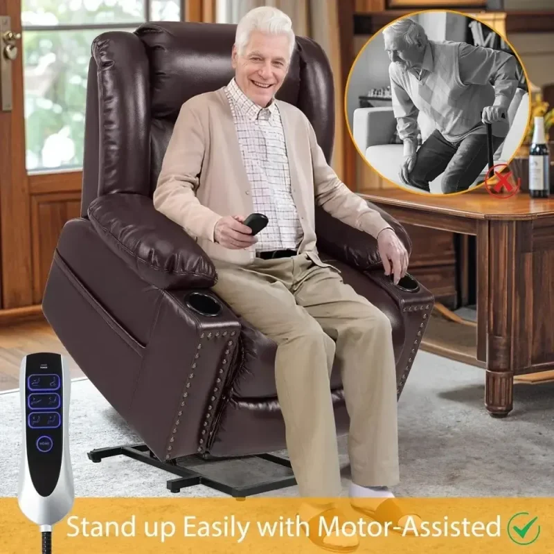 compact power lift recliner for small spaces