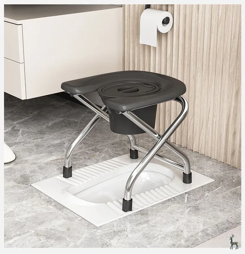 compact u stool for home and outdoor use