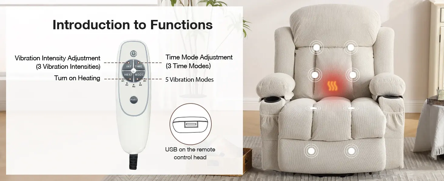 durable power lift chair for elderly mobility assistance