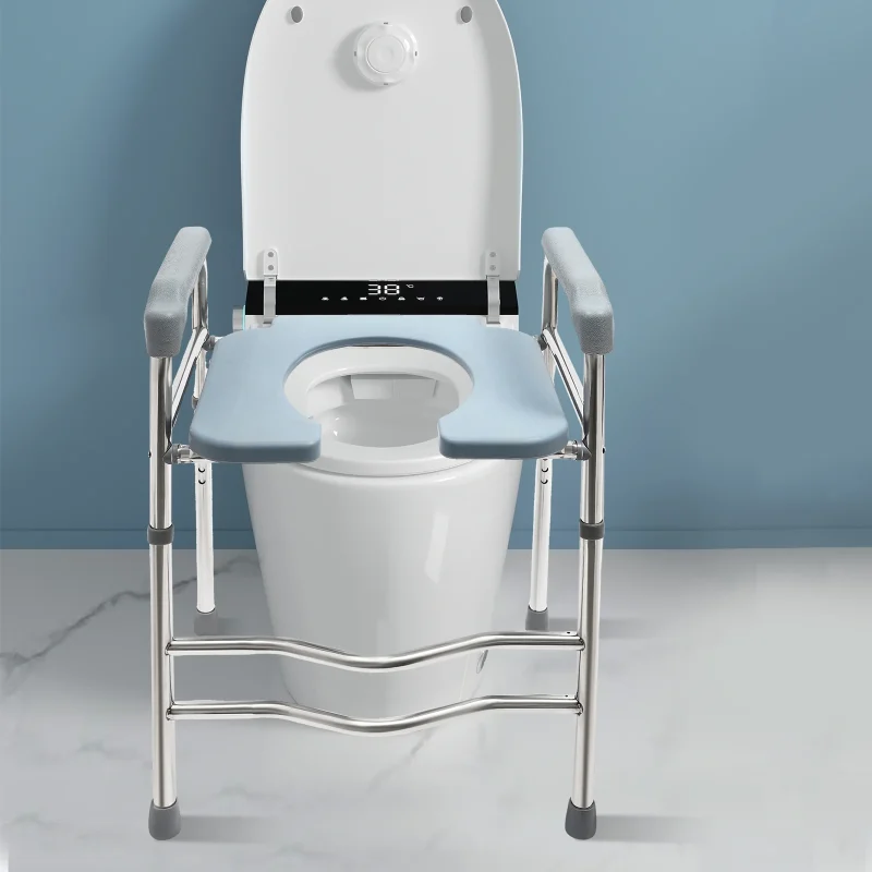 durable toilet safety frame with easy installation