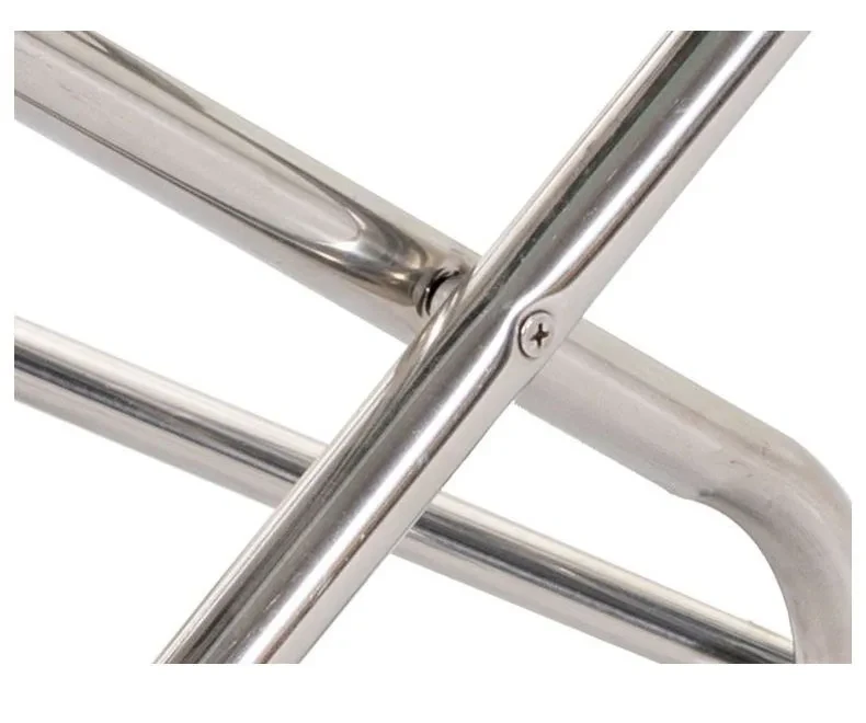 easy to carry stainless steel u stool for travel