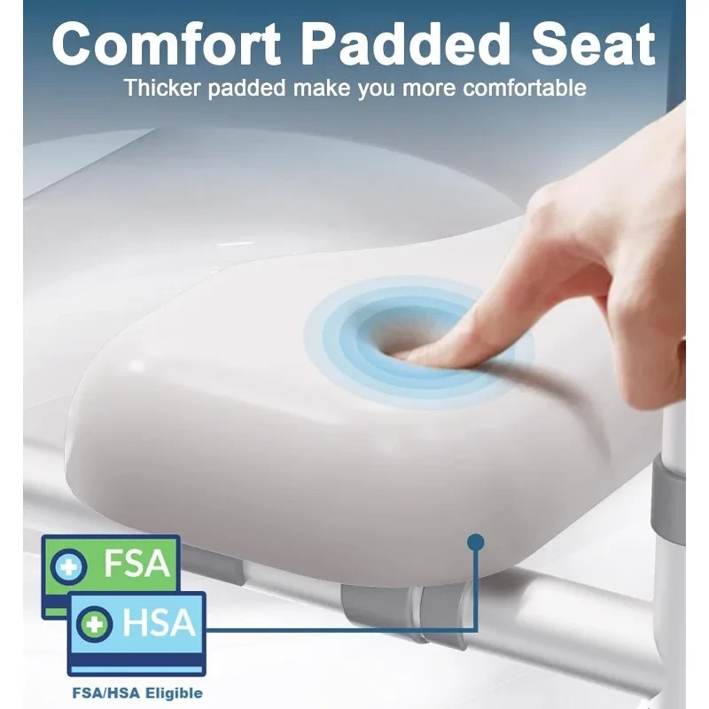 easy to clean raised toilet seat for convenience