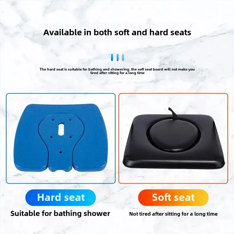 ergonomic design shower and potty chair for comfort