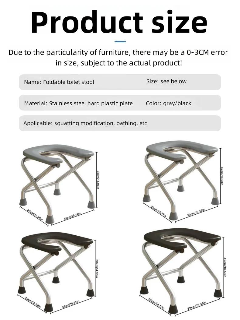 foldable bathroom stool for elderly independence