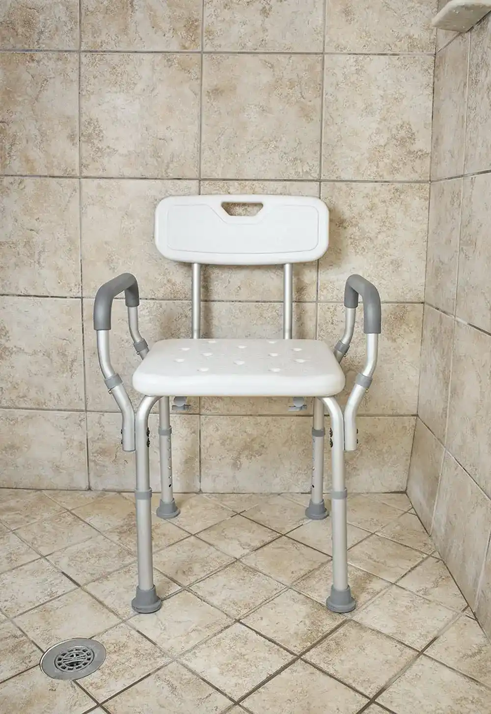 foldable high back shower chair for small bathrooms