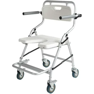 foldable shower chair for elderly space saving storage