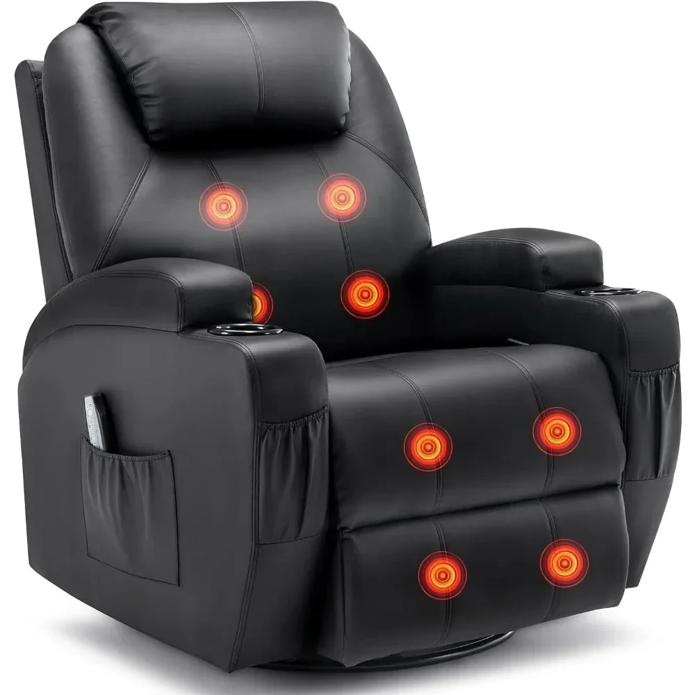 heat and massage reclining chair for elderly