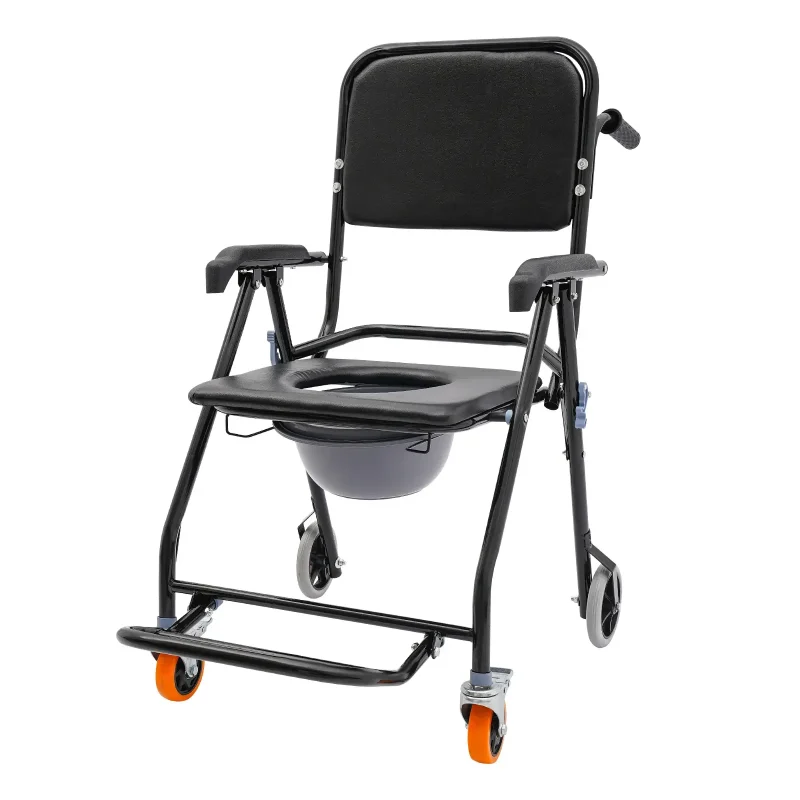 heavy duty wheeled chair for bathroom assistance