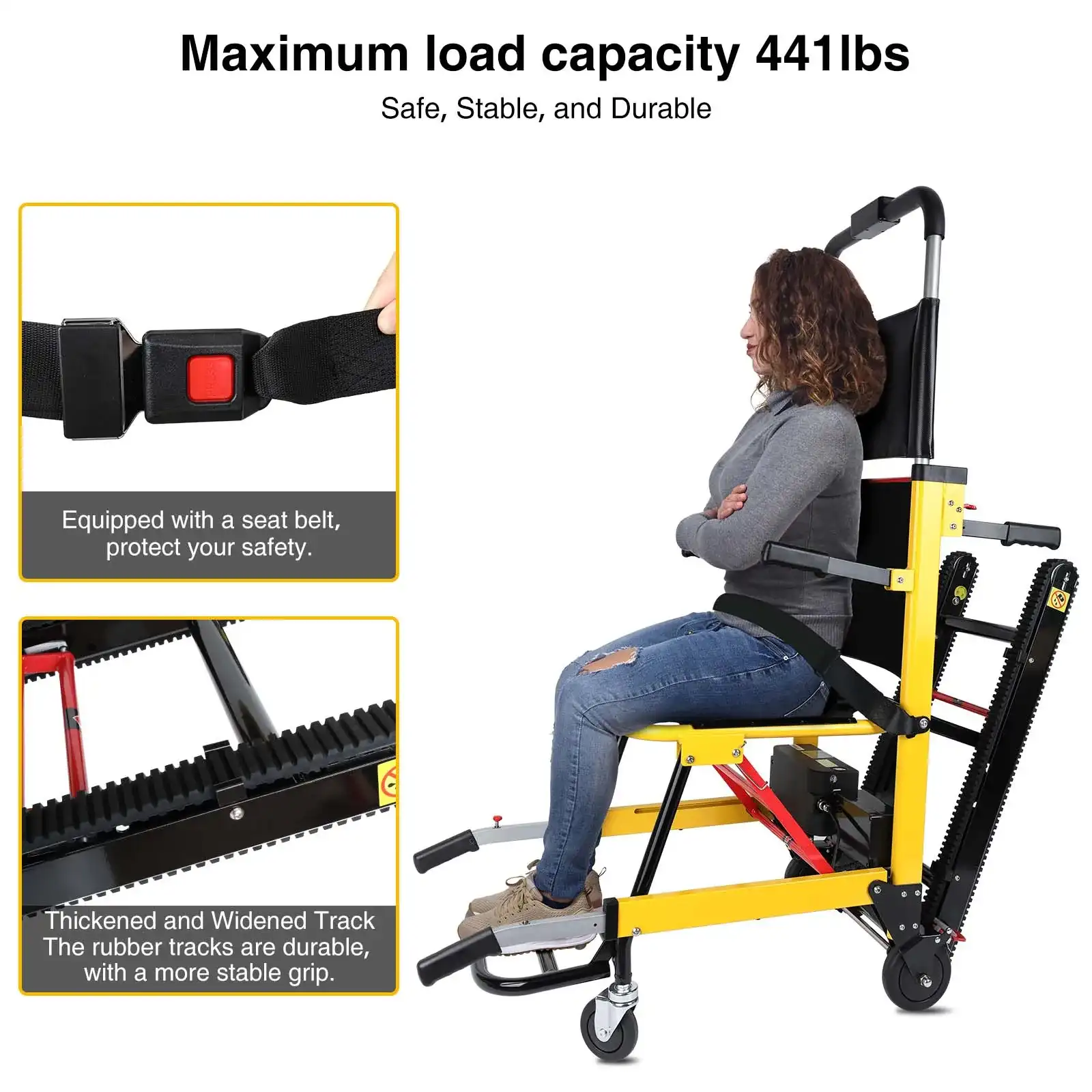 heavy duty electric wheelchair for disabled individuals