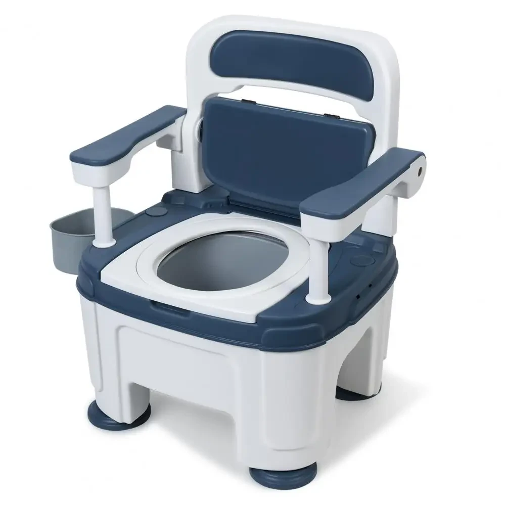 height adjustable commode chair for accessibility and comfort