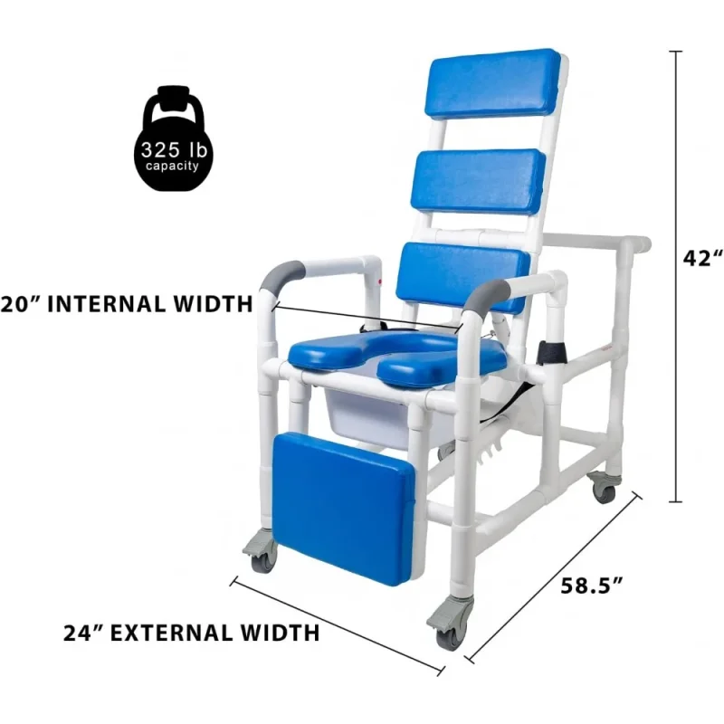 height adjustable shower chair for disabled individuals