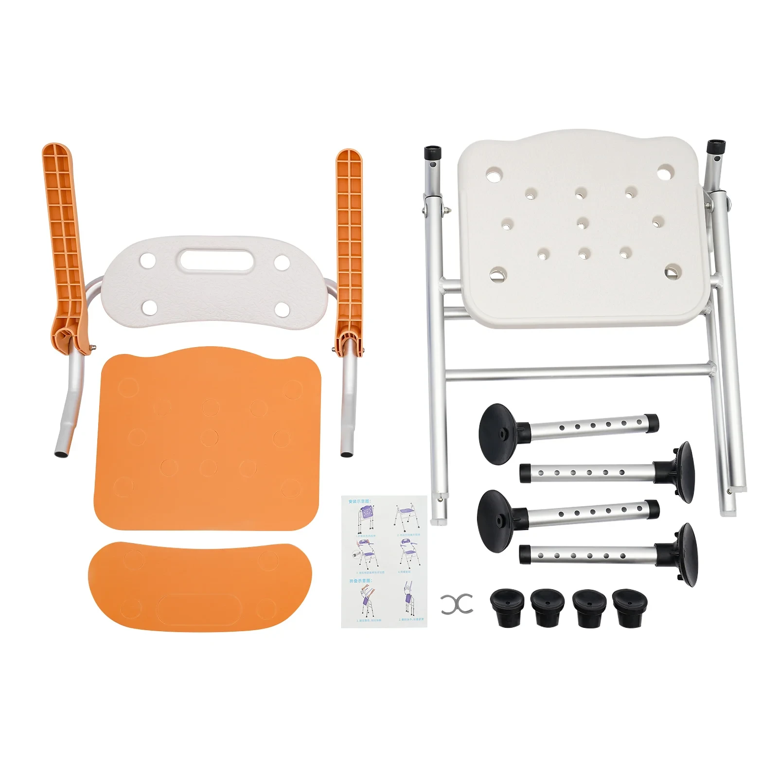 height adjustable shower stool for disabled care