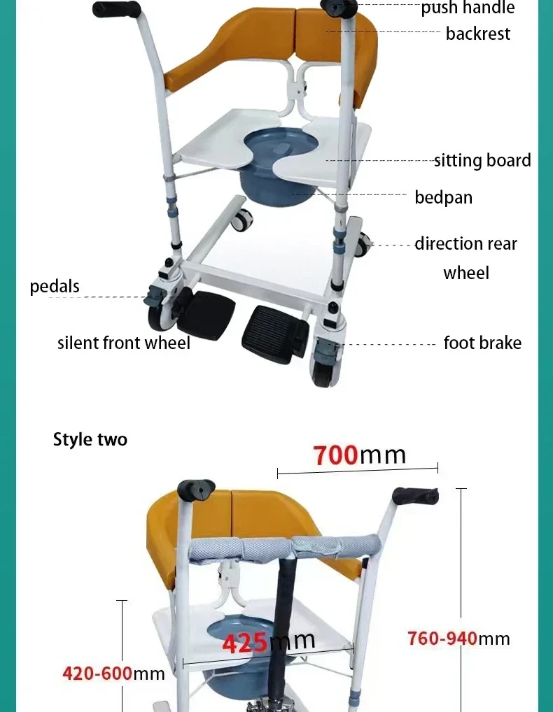 home care patient lift transfer chair for elderly