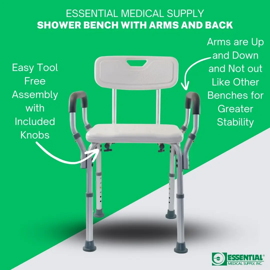 lightweight padded shower chair for elderly convenience