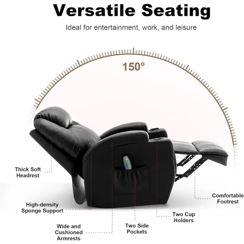 massage and heat therapy chair for seniors