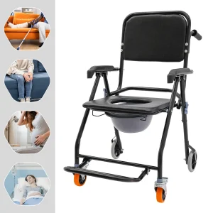 mobility aid toilet transfer chair with sliding mechanism