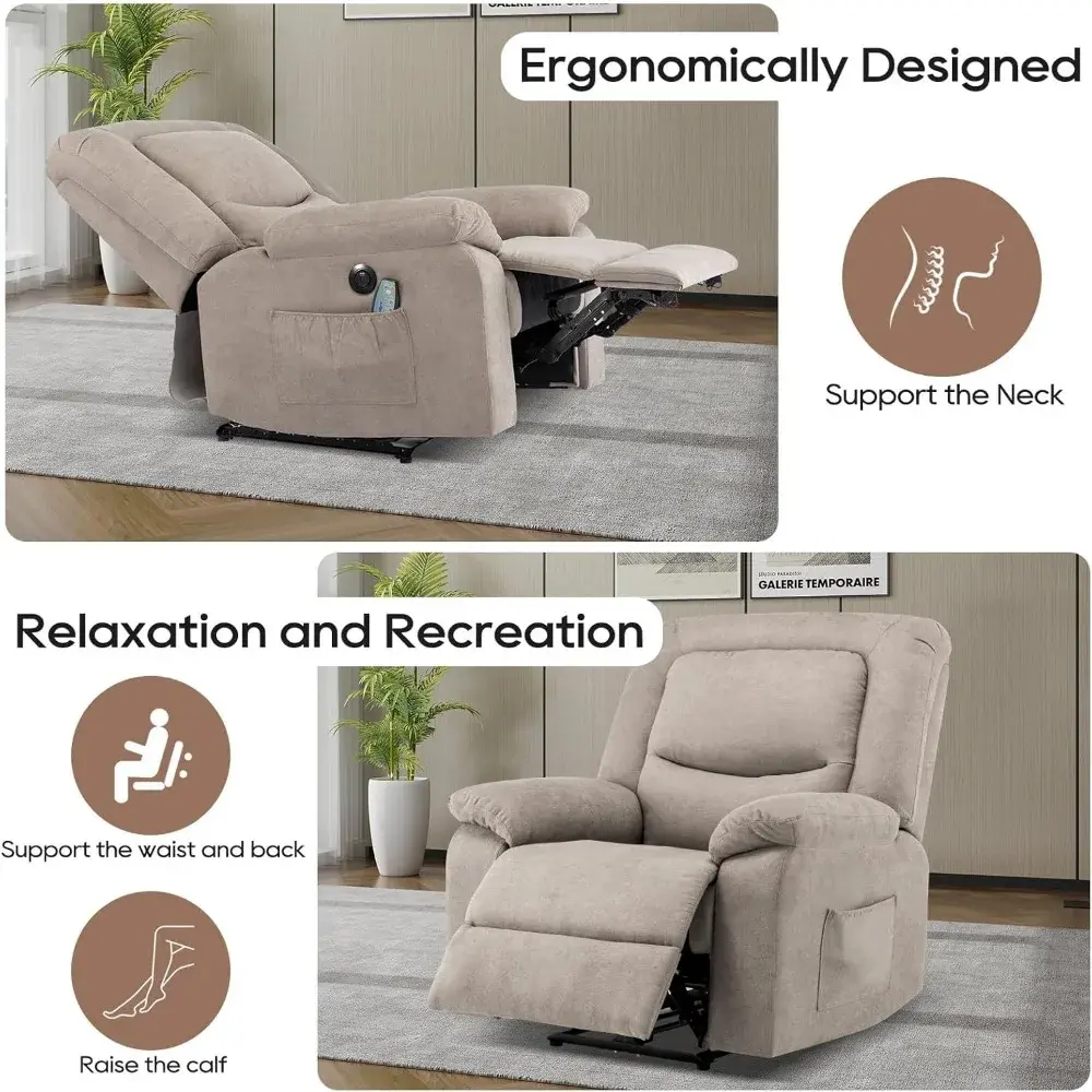 modern fabric power lift chair for seniors