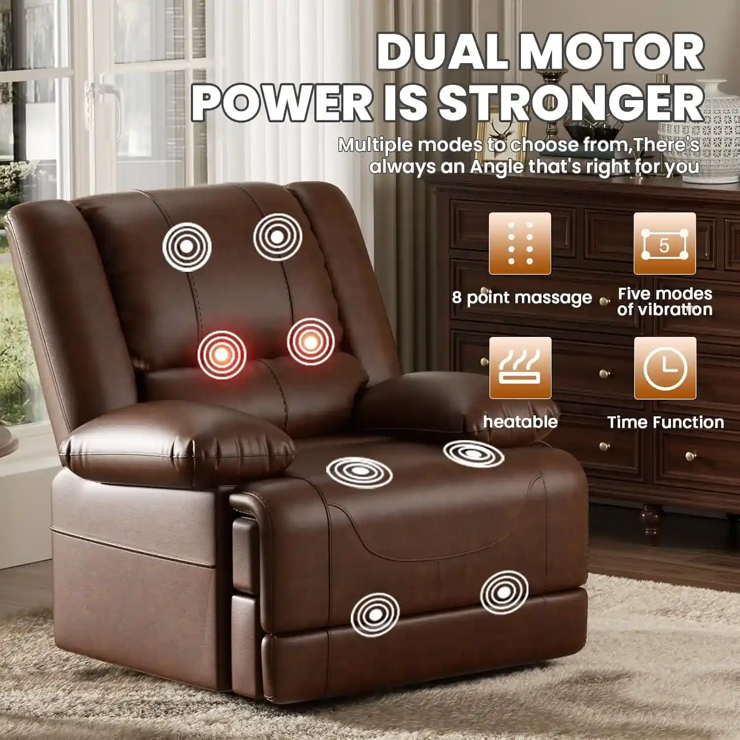 motorized lift recliner chair for elderly relaxation