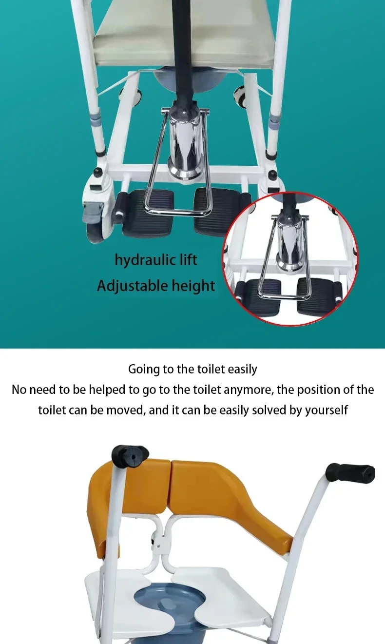 portable patient lift transfer chair for home care