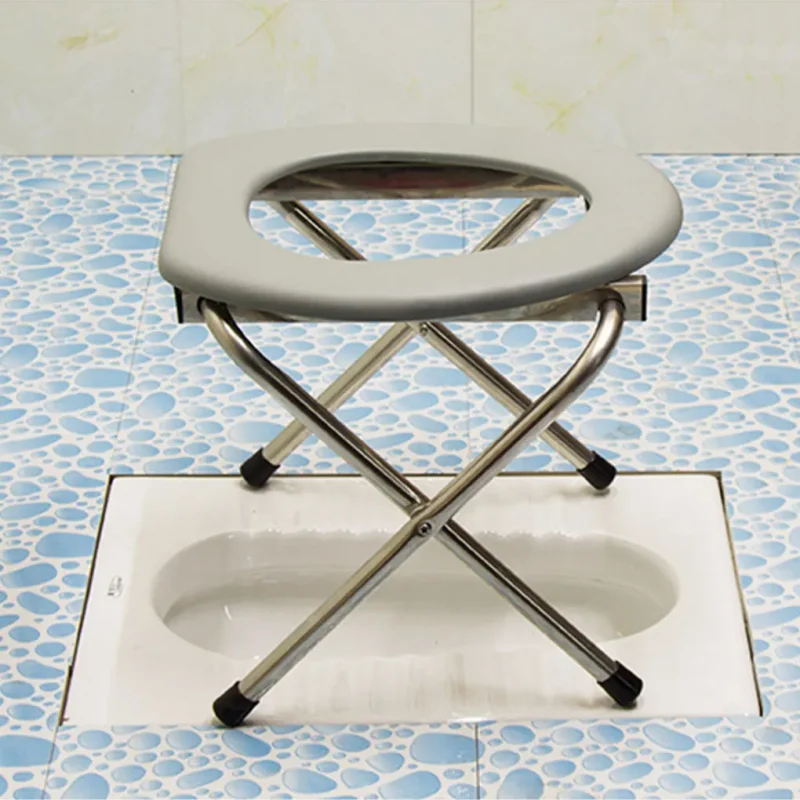 portable potty chair with backrest for added comfort