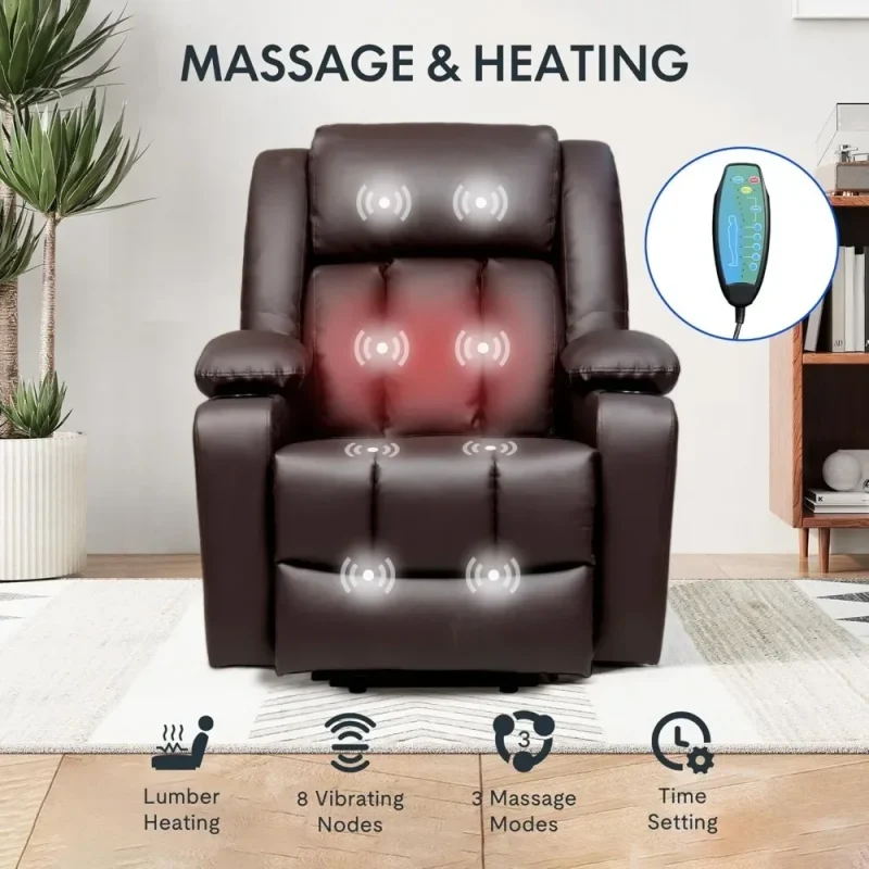 premium quality leather lift chair for luxurious comfort