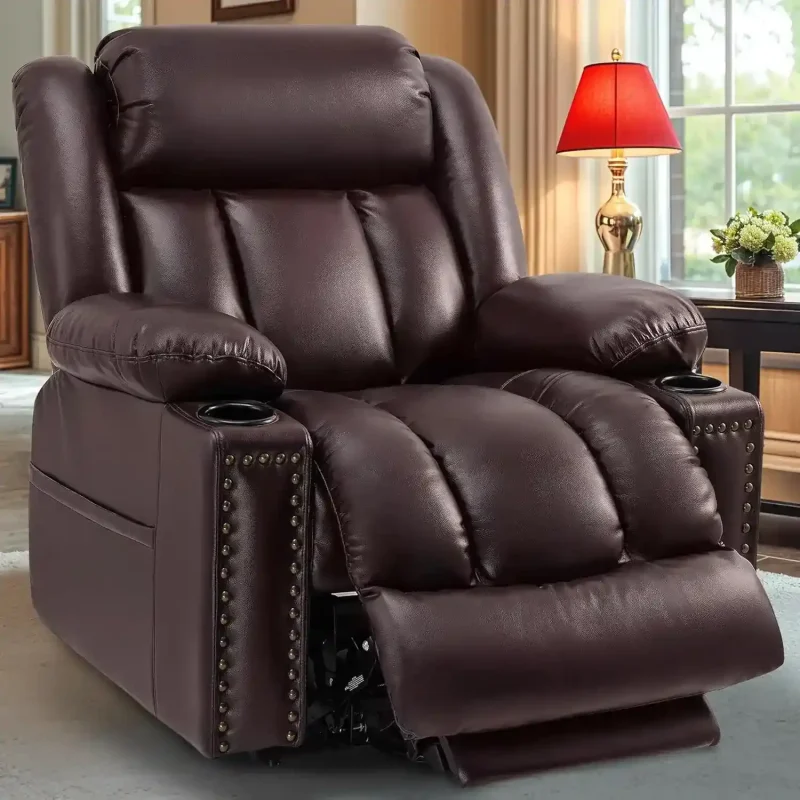 reclining chair with dual heat and massage settings