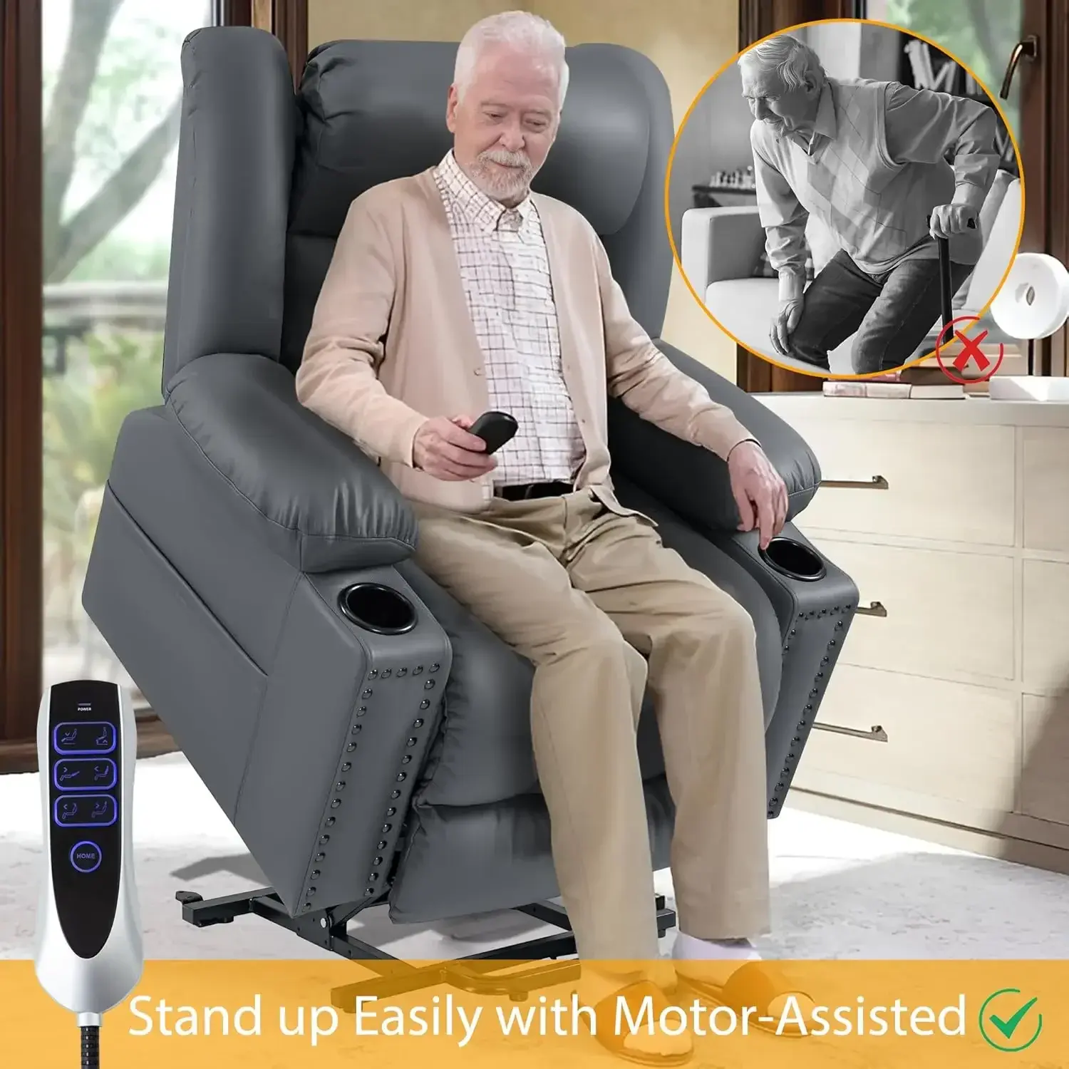 relaxing heat and massage recliner chair