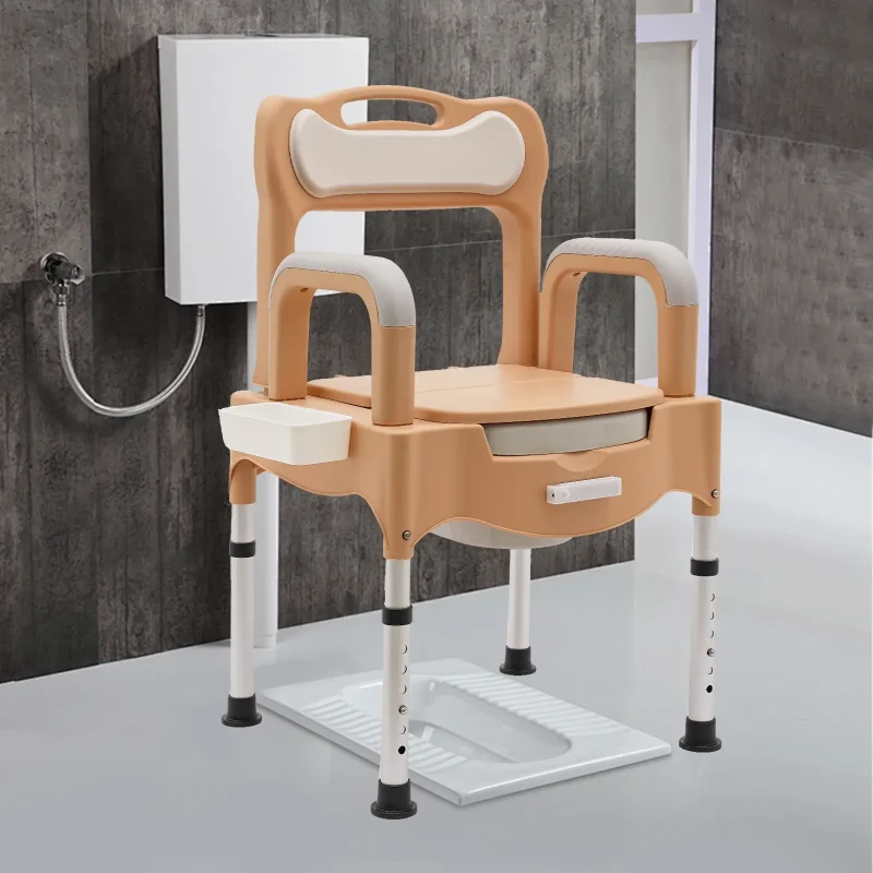 reliable bedside commode with secure armrests