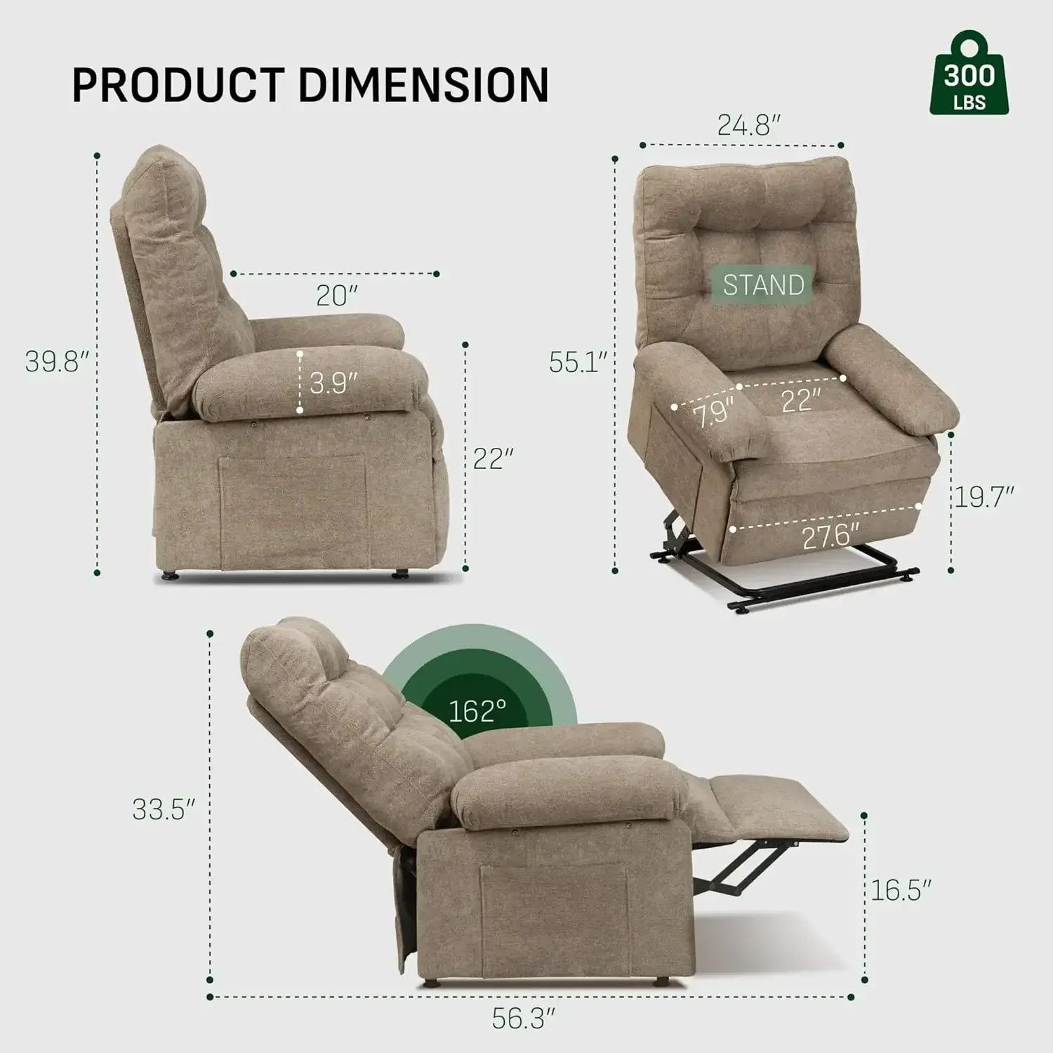 reliable electric lift chair suitable for all ages