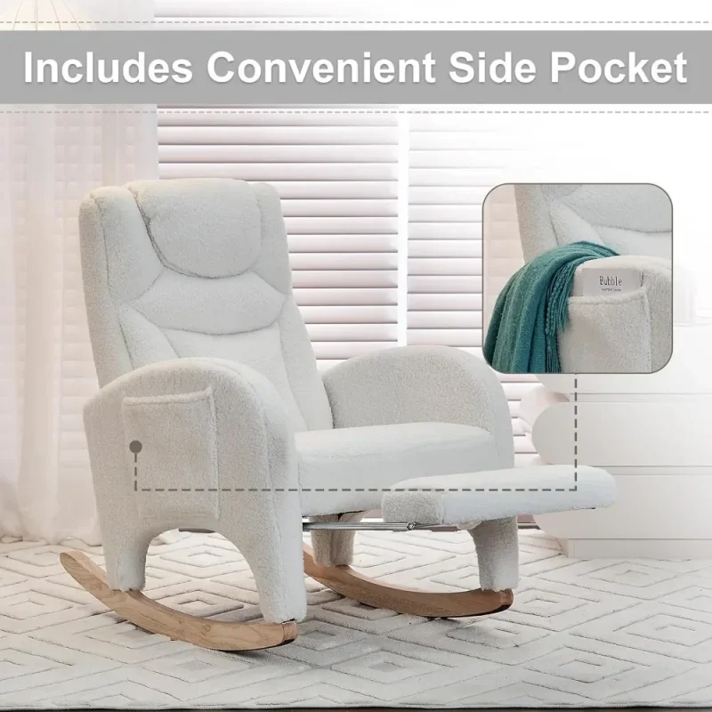 rocking chair promoting better posture for seniors