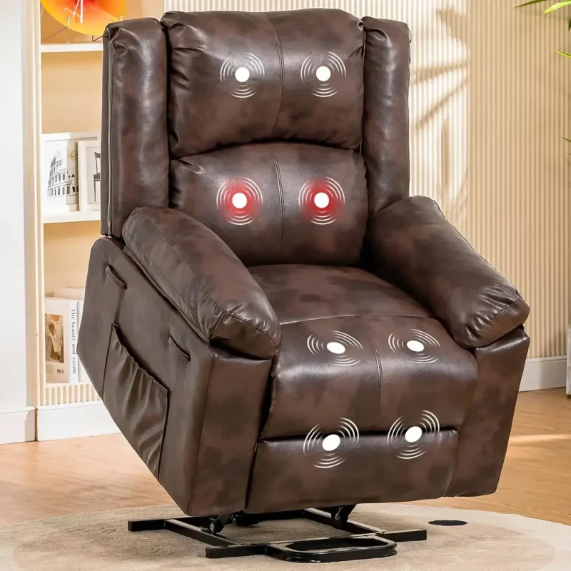 senior friendly recliner with easy controls