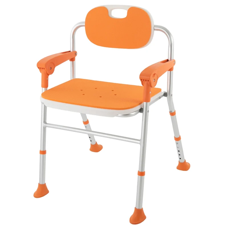 shower chair with armrests for added security