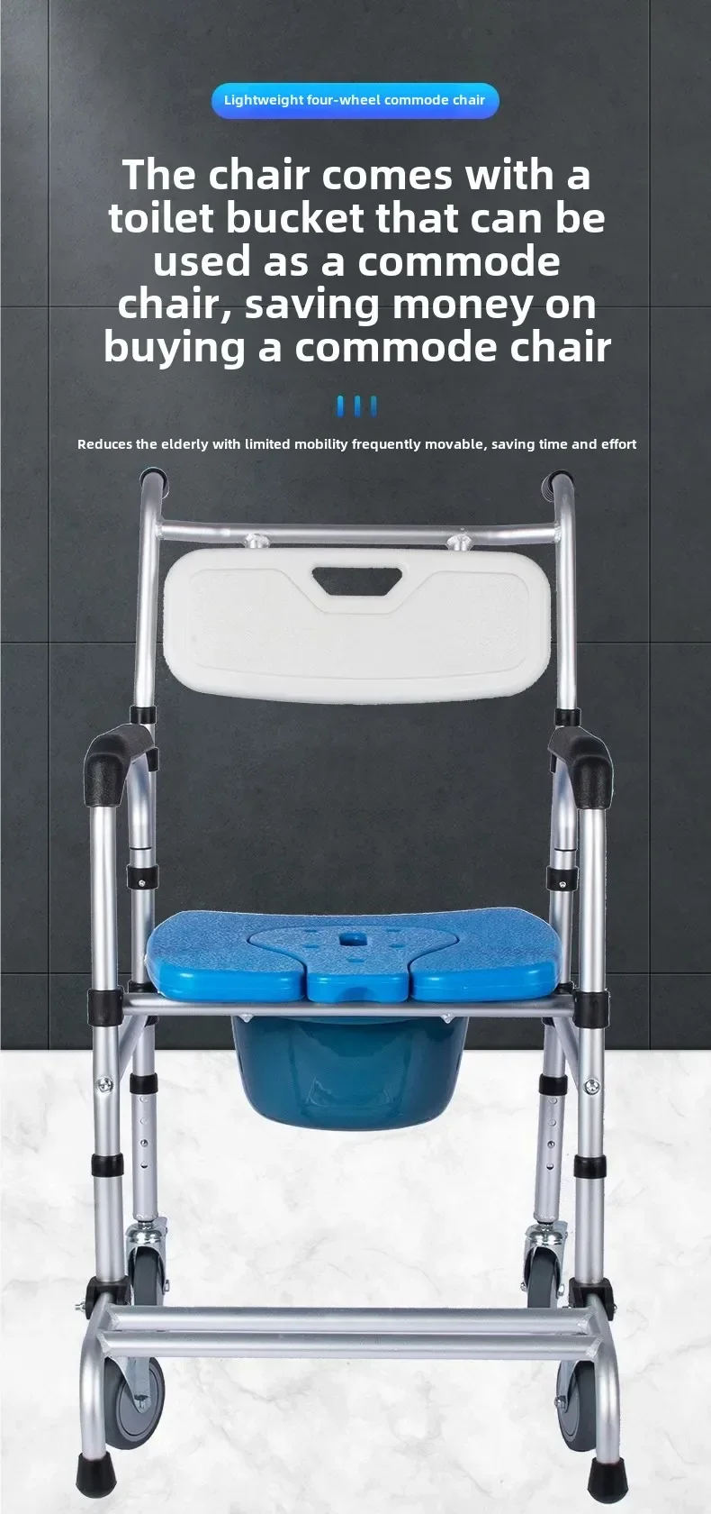 shower chair with removable seat for easy maintenance