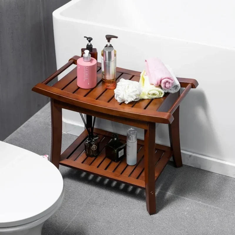 stable non slip shower stool for bathroom support