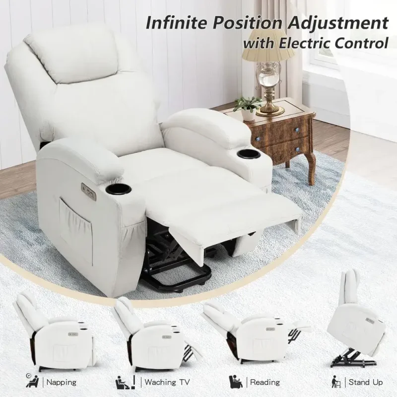 stylish lift chair for elderly home decor