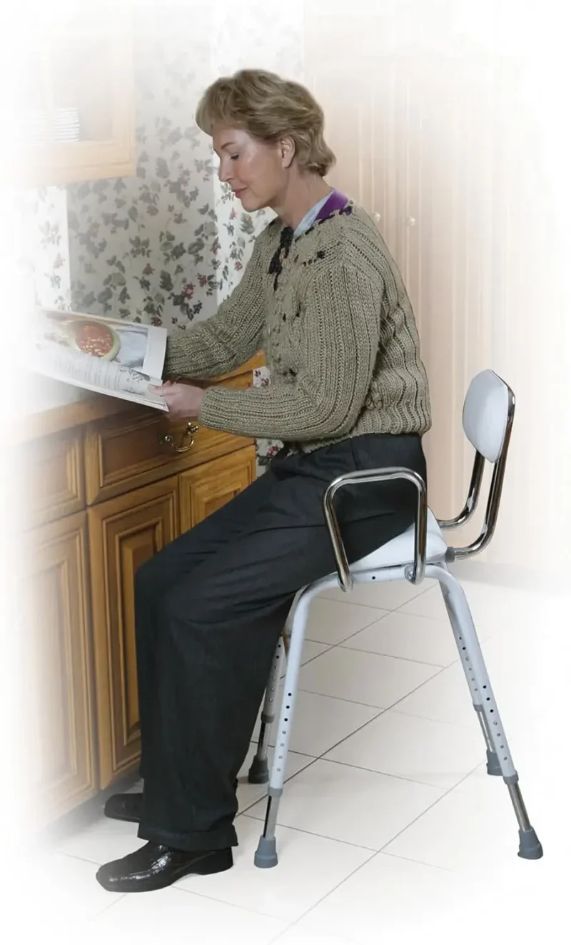 stylish wooden straight back chair for older adults