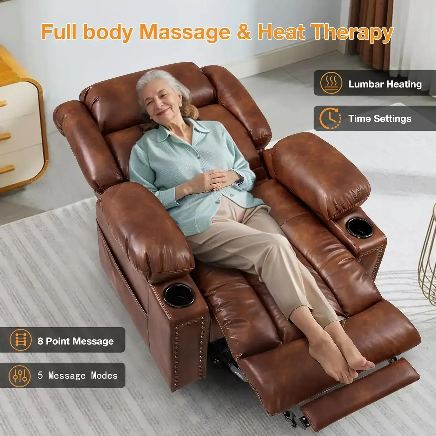 triple motor power lift recliner for elderly