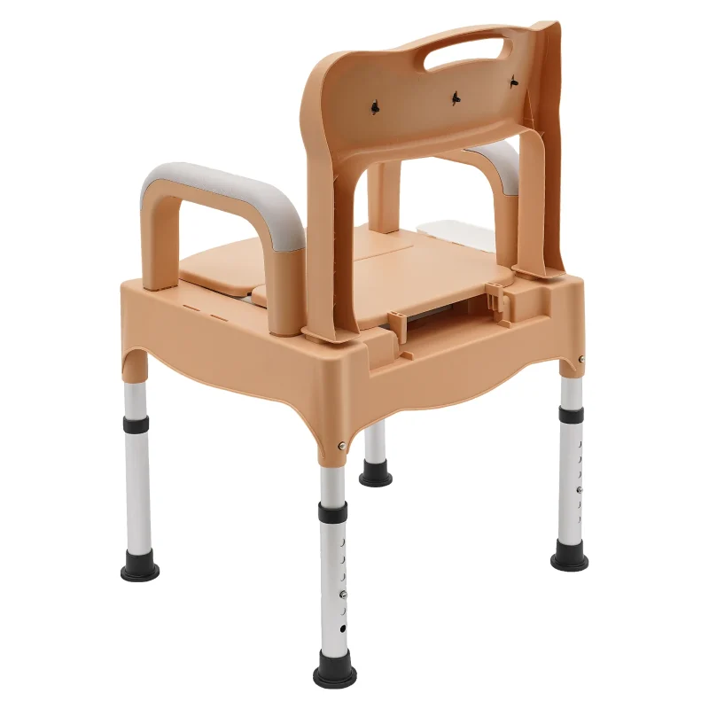 user friendly bedside commode for elderly care