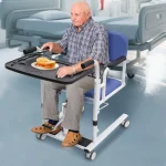 user friendly hydraulic wheelchair for elderly care