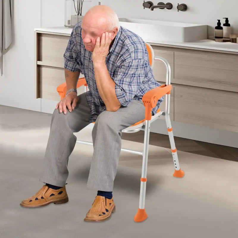 user friendly shower chair for elderly independence